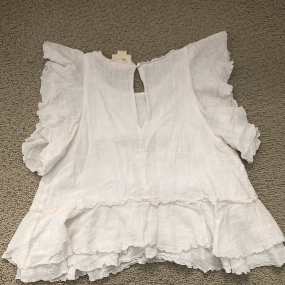 Free People Ruffle Layer Top - Picture 4 of 5